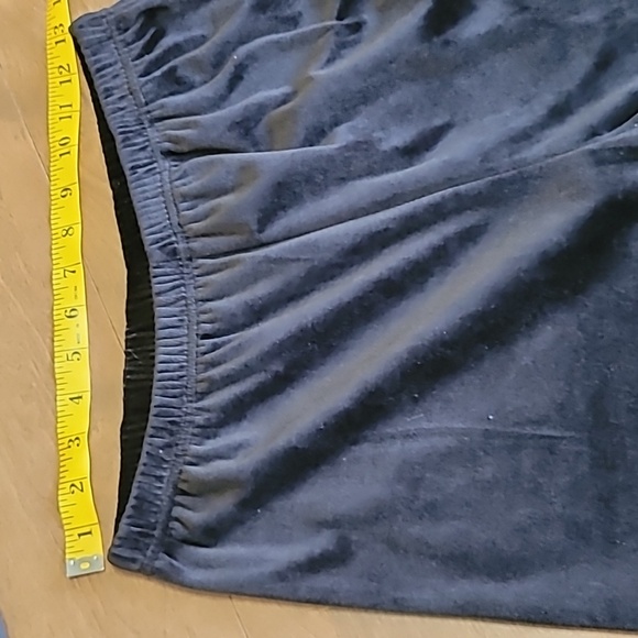 Coldwater Creek Velvety pantsuit Pjs Size: P/M Black Hoodie jacket elastic pants - Picture 5 of 16